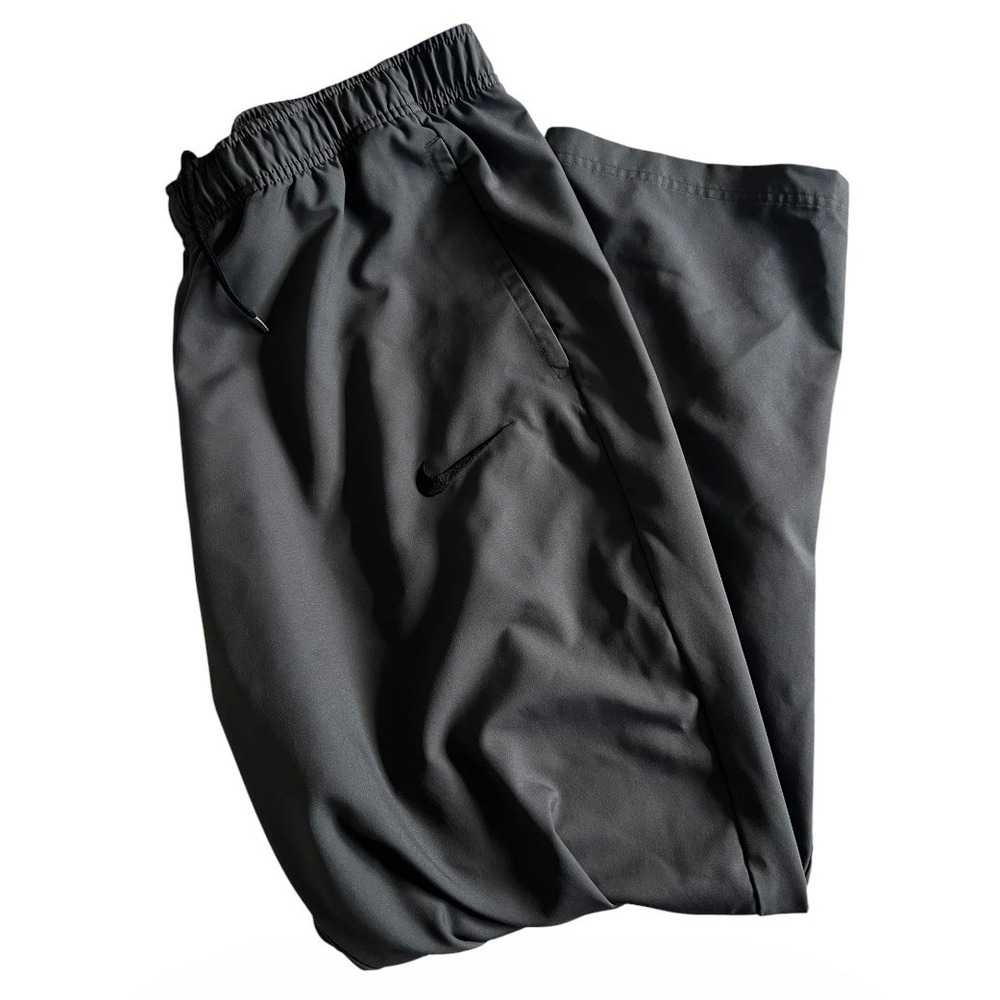 Nike Mens Dri-FIT Training Pants Grey XXL Training Gym Straight Leg Light